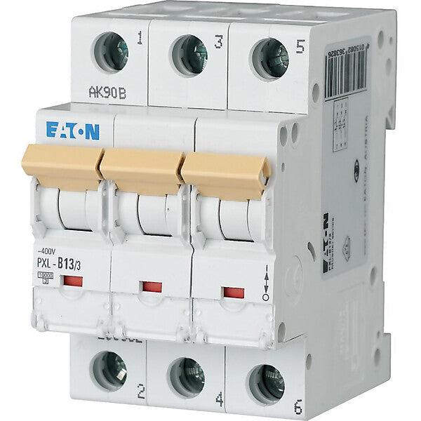 Eaton LS-Schalter m.Beschrift. C 13A, 3p PXL-C13/3